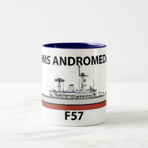 HMS Andromeda, Orig config Zweifarbige Tasse