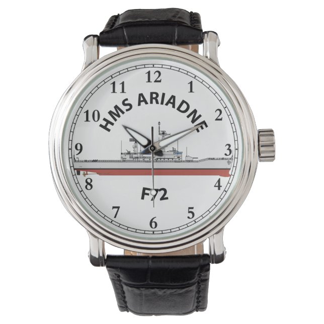HMS ARIADNE - F72 - LEANDER ORIG WATCH ARMBANDUHR (Vorderseite)