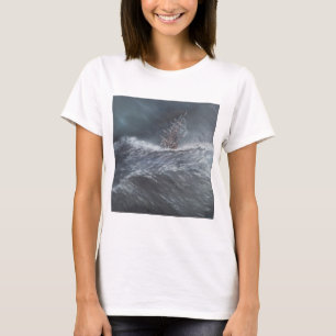 HMS-Beagle in einem Sturm vor Kap Hoorn T-Shirt