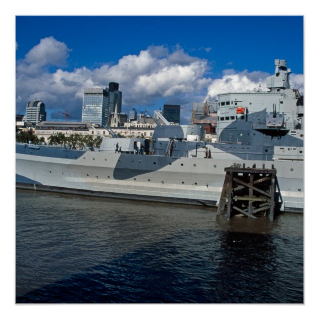 HMS Belfast London Poster (Vorderseite)