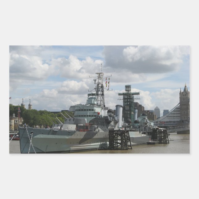 HMS Belfast Sticker (Vorderseite)