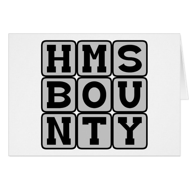 HMS Bounty, Literaturschiff (Vorderseite (Horizontal))