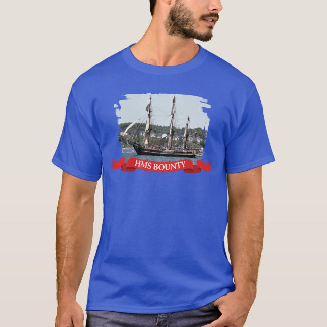 HMS Bounty Tall Ship Foto T - Shirt (Vorderseite)