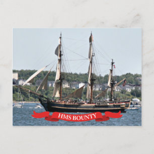 HMS Bounty Tall Ship Postkarte