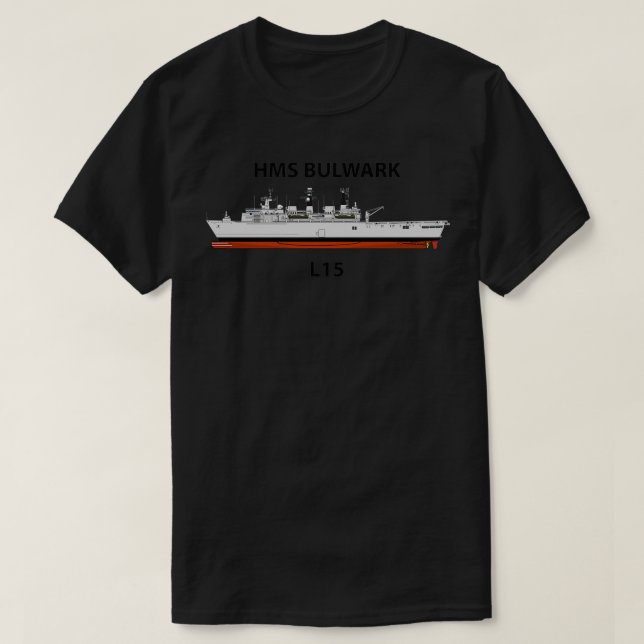 HMS BULWARK L 15 T-Shirt (Design vorne)