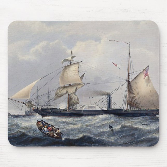 HMS Cyclops Fregatte 1839 Mousepad (Vorne)