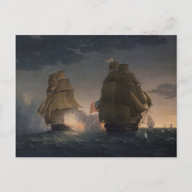 HMS Endymion / US-Präsident Postkarte (Vorderseite)