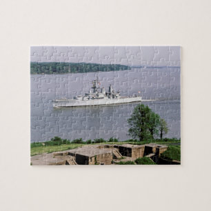 HMS Euryalus - Vintage Nautical Leander Frigate Puzzle