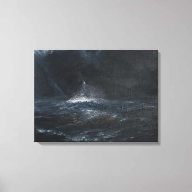 HMS Herzog von York 1943 2014 Leinwanddruck (Vorderseite)