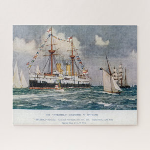 HMS Inflexible Panzerschiff Schlachtschiff 1876 Puzzle