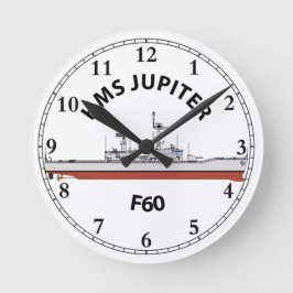 HMS JUPITER - F60 - LEANDER ORIG RUNDE WANDUHR