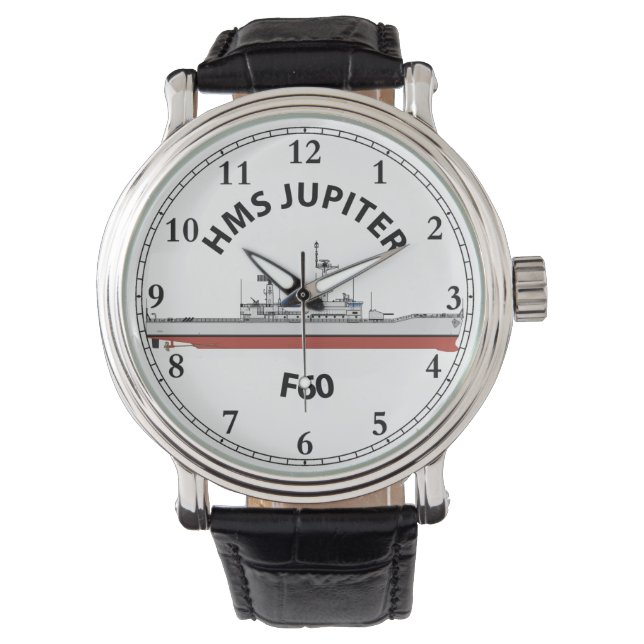 HMS JUPITER - F60 - LEANDER ORIG WATCH ARMBANDUHR (Vorderseite)