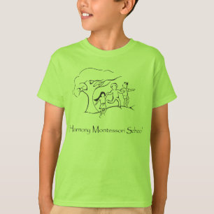 HMS-Logo auf Farbe T-Shirt