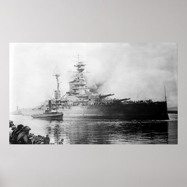 HMS Ramillies Poster (Vorne)