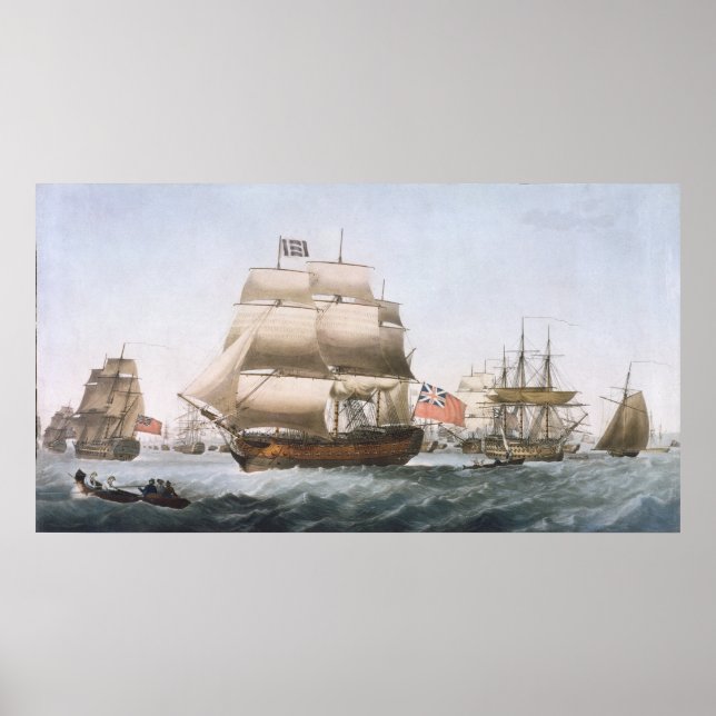 HMS-Sieg, 1806 Poster (Vorne)