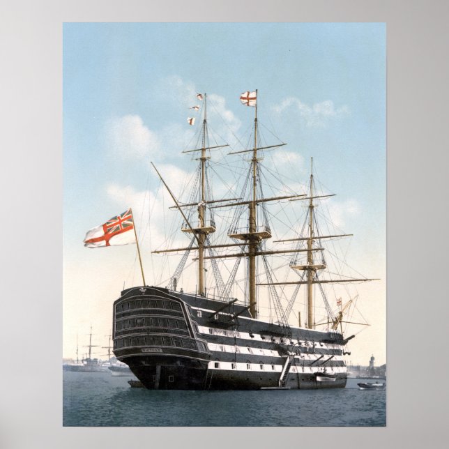 HMS Sieger 16" x 20" Poster (Vorne)