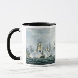 HMS Sirius, Kapitän Rowse, das ein französisches Tasse