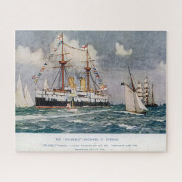 HMS Unflexible Eisenbahn-Schlachtung 1876 Puzzle