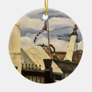 HMS Victory British Royal Navy Keramik Ornament
