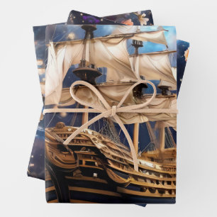 HMS Victory Lord Nelsons Ship Geschenkpapier Set