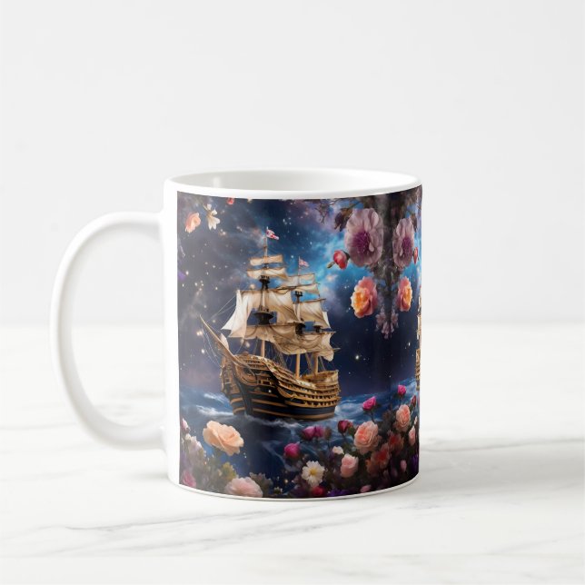 HMS Victory Lord Nelsons Ship Kaffeetasse (Links)