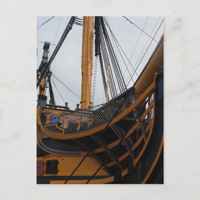 HMS VICTORY - PORTSMOUTH - UK - WARSCHAFT VON NELS POSTKARTE (Vorderseite)
