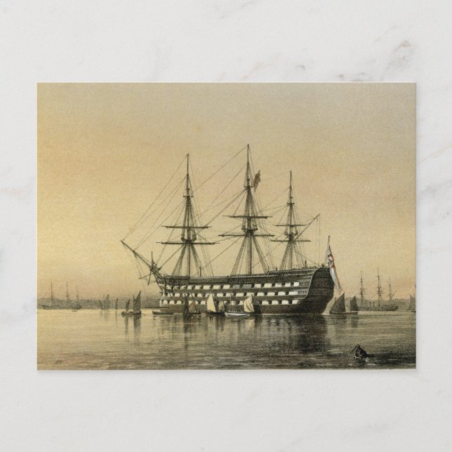 HMS Victory Postkarte (Vorderseite)