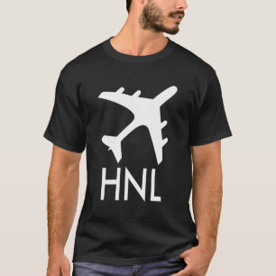Hnl Airport Code Gepäck Tag Honolulu Hawaii Usa T-Shirt