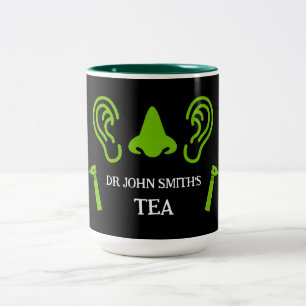 HNO-Otolaryngologie-Otorhinolaryngologe Zweifarbige Tasse