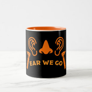 HNO-Otolaryngologie-Otorhinolaryngologe Zweifarbige Tasse