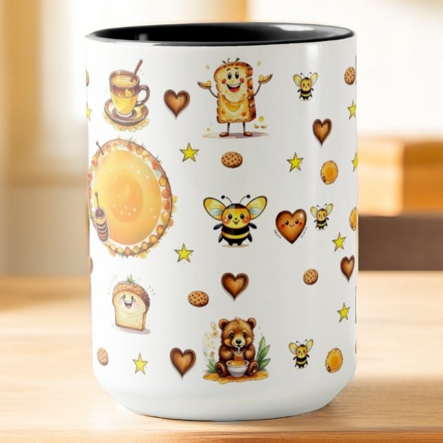 Hnoey niedlich 🍯 💛 🥨 tasse (Von Creator hochgeladen)