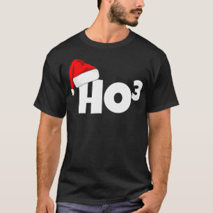 Ho3 Kubed Christmas HoHoHo Math Lehrer Funny Gesch T-Shirt