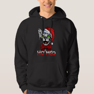Ho3 Meomas - Hoharo Catmas- Katze Yawning Funny T Hoodie