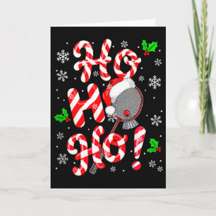 Ho3 Weihnachtsbonbons Liebhaber Matching Badminton Karte