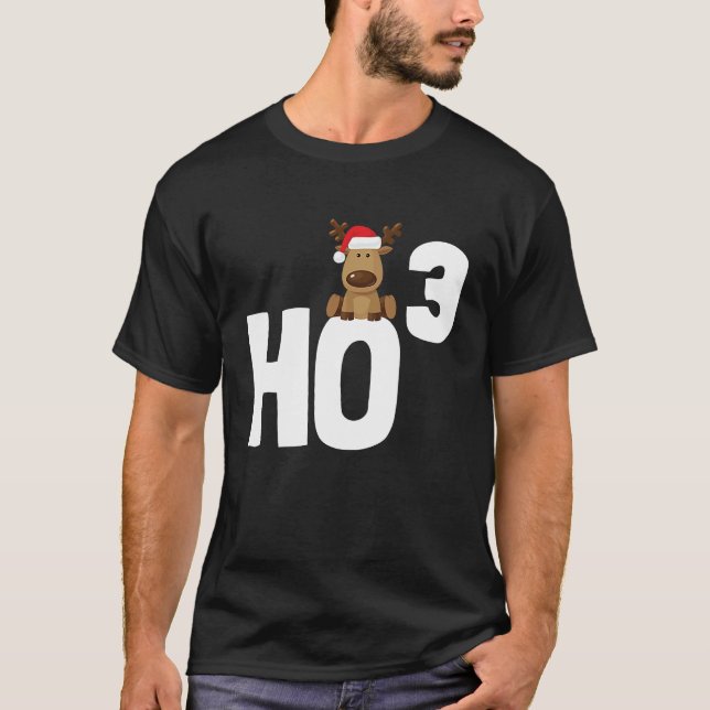 Ho 3 Cubed Christmas Ho Ho Math Teacher   Ho3 T-Shirt (Vorderseite)