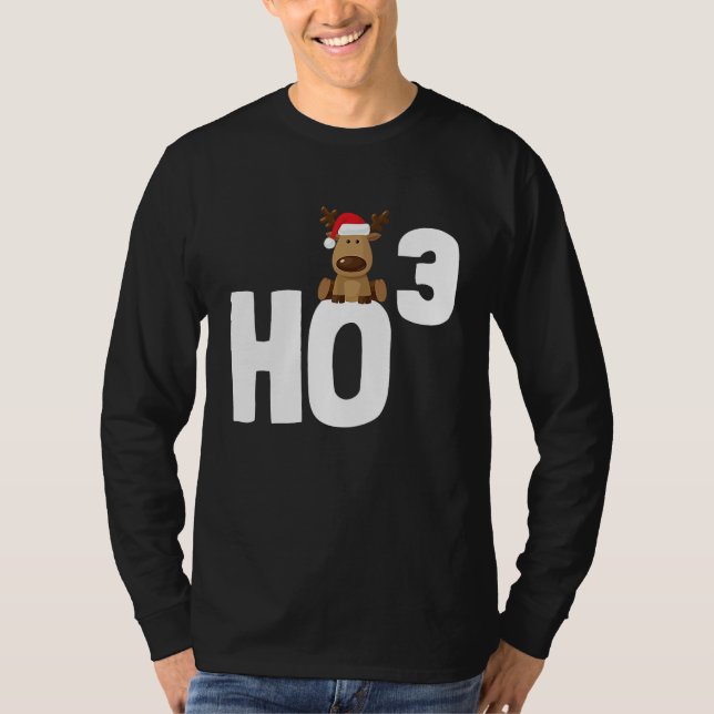 Ho 3 Cubed Christmas Ho Ho Math Teacher   Ho3 T-Shirt (Vorderseite)