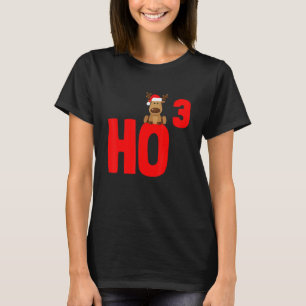 Ho 3 Mathelehrer Funny Idea Kuba Weihnachten Weihn T-Shirt