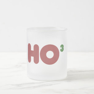 Ho 3 Nerdy lustige Weihnachten Mattglastasse