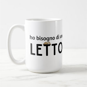 Ho Bisogno Di Un Letto (con un bradipo) Kaffeetasse