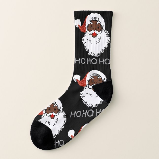 ho black santa socken (Links - Außen)