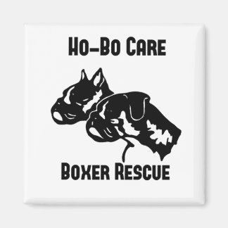 Ho-Bo Care Boxer Rescue Magnet