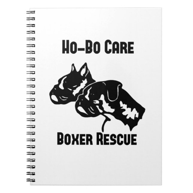 Ho-Bo Care Boxer Rescue Notizblock (Vorderseite)