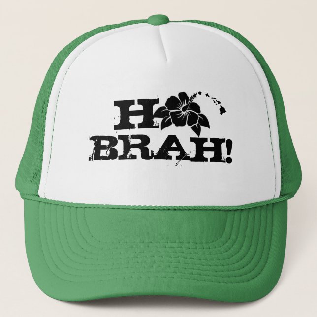 Ho Brah... Blume Trucker Hat! Truckerkappe (Vorderseite)