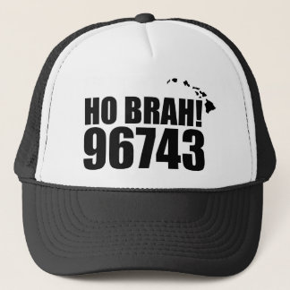 Ho Brah!... Hawaii Zip Code Hats 96743 Kawaihae Truckerkappe