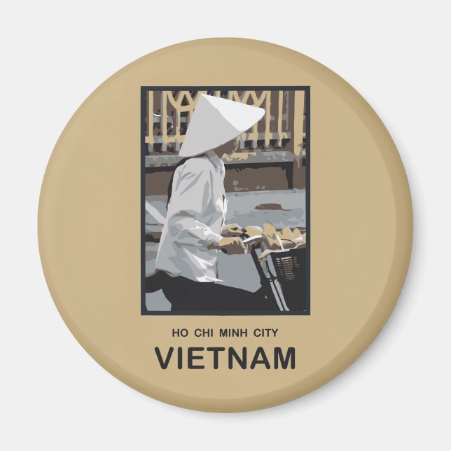 Ho Chi Minh City Vietnam Magnet (Vorne)
