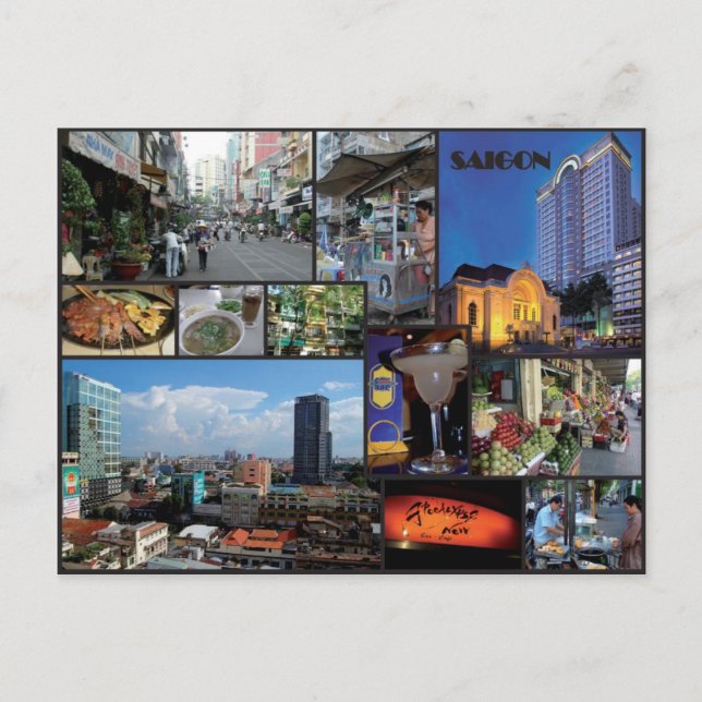 Ho Chi Minh City - Vietnam Postkarte (Vorderseite)
