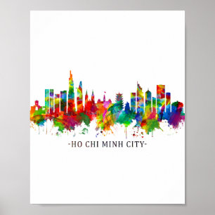Ho Chi Minh City Vietnam Skyline Poster