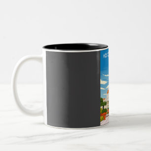 Ho Chi Minh City Vietnam Travel Poster Zweifarbige Tasse