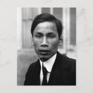 Ho Chi Minh Nguyen Ai Quoc Portrait 1921 Postkarte