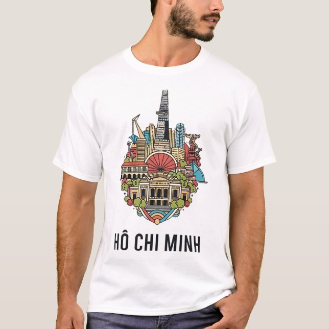 Ho-Chi-Minh-Stadt T-Shirt (Vorderseite)
